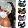 4pcs Women Hair Band Fashion Boho Wide Elastic Headband With Button For Yoga Sports