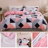 2/3Pcs Duvet Cover Set Soft Skin Friendly Duvet Cover With Zipper Closure Corner Ties, Envelop Pillowcase
