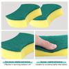 Super Absorbent Double-sided Cleaning Sponge Durable Dishwashing Cleaning Brush Kitchen Grease Cleaner Tools
