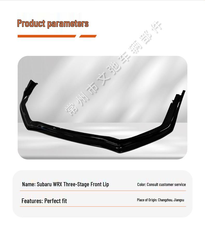 Subaru WRX Sport Mod Front Lip & Splitter Kit