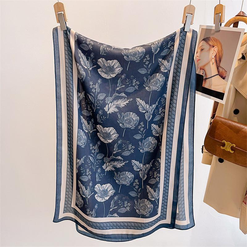 New Double Face Luxury Women Scarf Shawl Print Cotton Linen Feeling Tassel Muslim Hijab Wrap Turban Pashmina