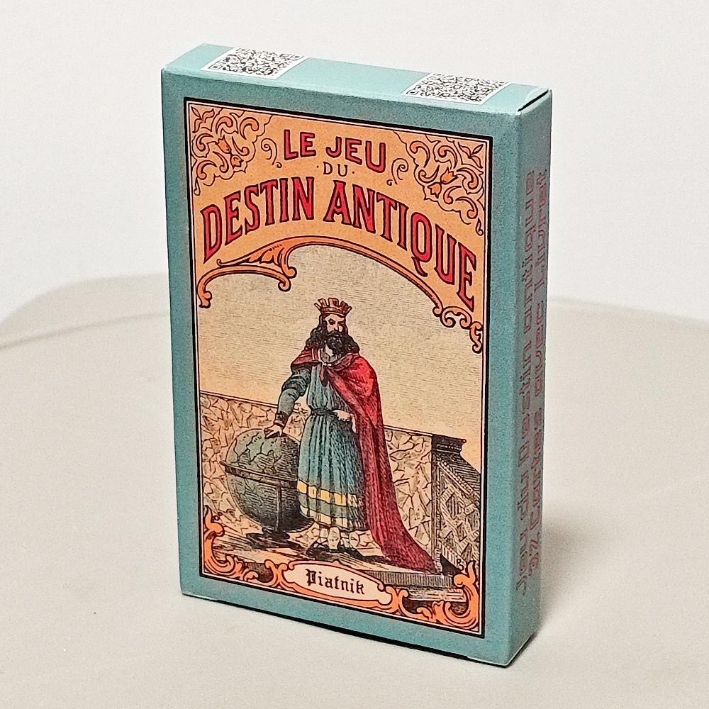 Винтажные Антикварные Карты Гадания на Судьбу 9*6 см, Оракул из 32 Карт Le Jeu Du Destin Antique, Традиционные Карты Картомантии