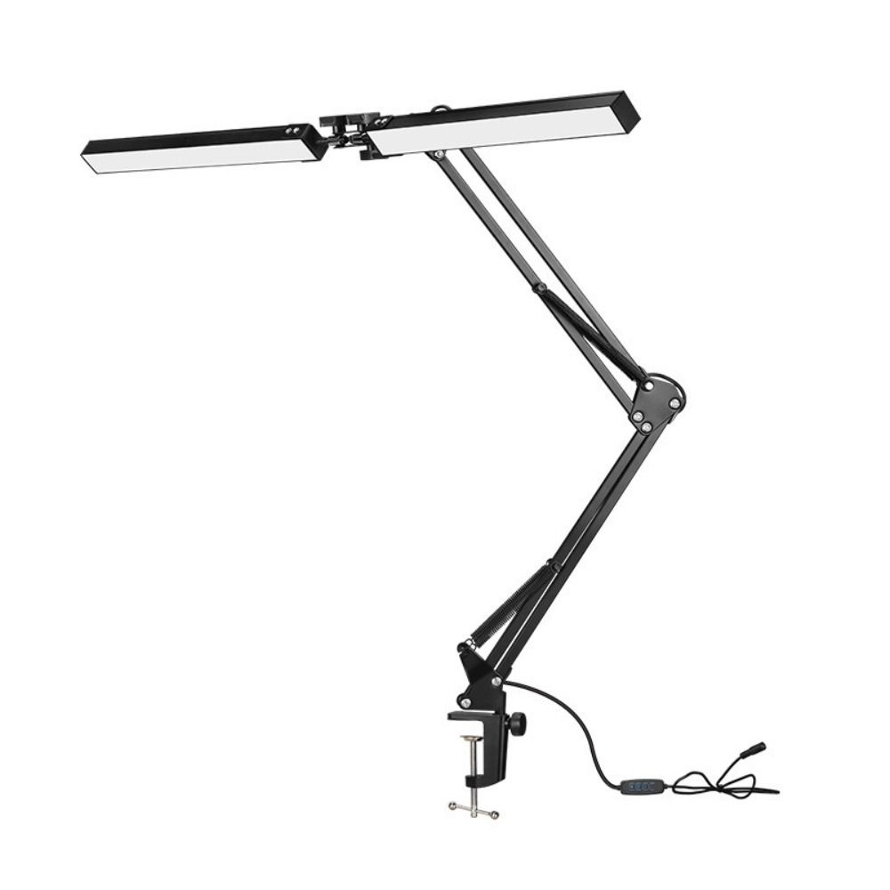 Dimmable LED Table Lamp Rocker Arm Folding Desk Light Adjustable Reading Light  Study
