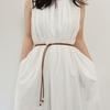 Women Belt Adjustable Design Imitation Leather Waistband Thin Rope Dress Shirt Top Versatile Belt Fashion Accessories