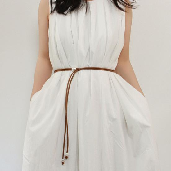 Women Belt Adjustable Design Imitation Leather Waistband Thin Rope Dress Shirt Top Versatile Belt Fashion Accessories