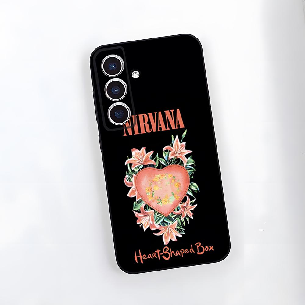 Band Hot N-Nirvana Phone Case For Samsung A25 A13 A33 5G A54 A36 A35 A56 A52 A14 Shockproof Soft Cover