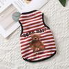 Pet Clothes Cartoon Pet Clothing Summer Shirt Casual Vests Cat T-shirt Puppy Dogs Clothes for Small Pets
