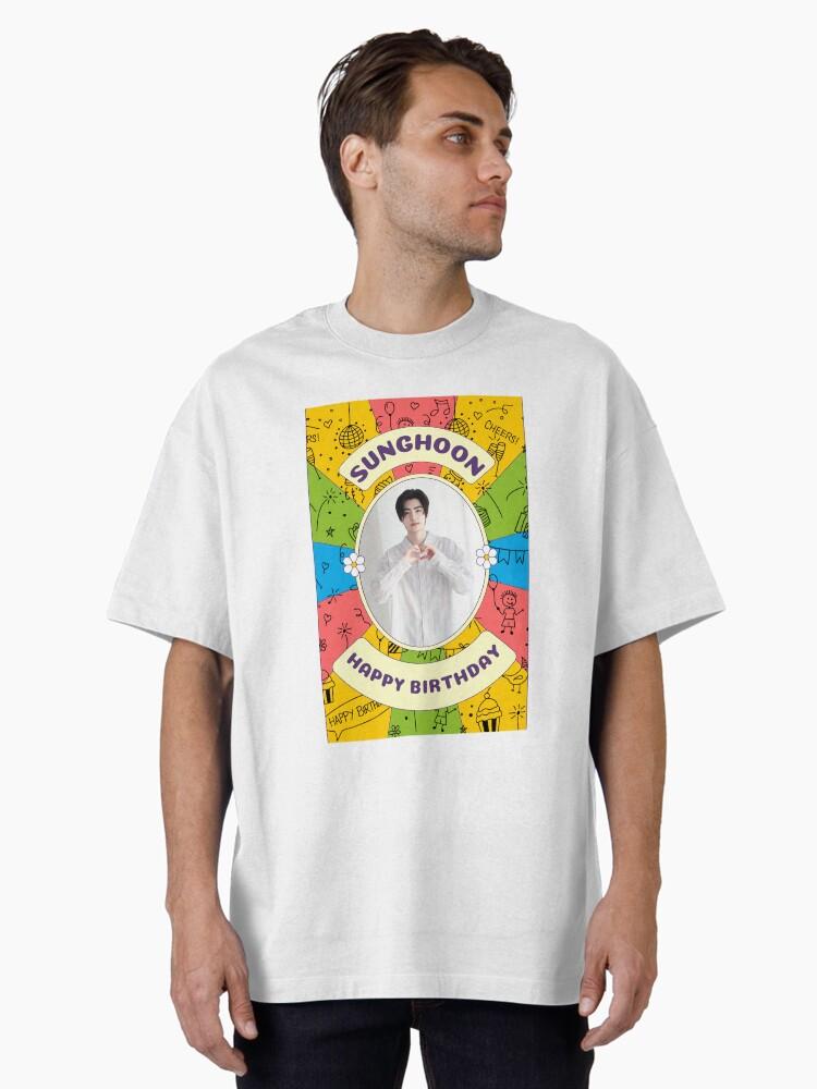 ENHYPEN SUNGHOON birthday (KPOP) Oversized Unisex T-Shirt