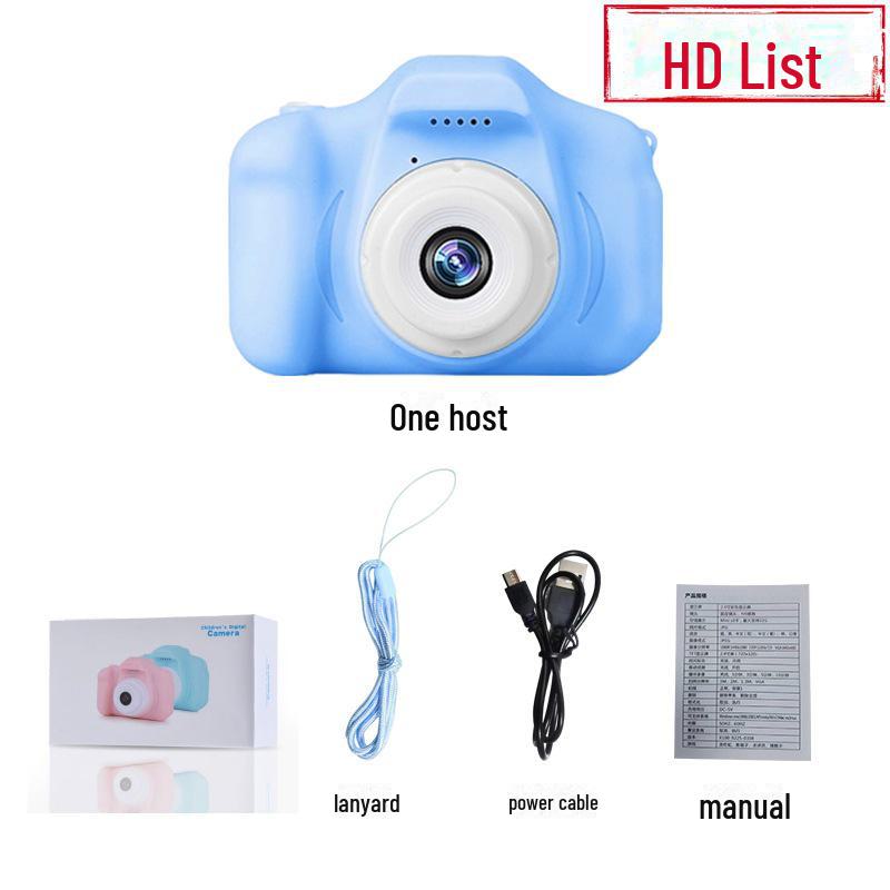 «Детская мультяшная цифровая камера для фото и видеосъемки — идеальный подарок на день рождения для школьников и малышей»