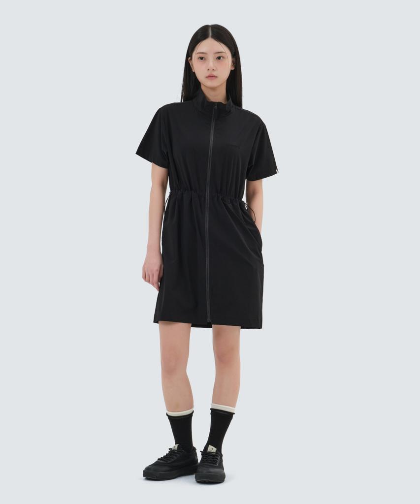 SNOWPEAK APPAREL Платье-миди Air Dot (S25Mwtop35) черный