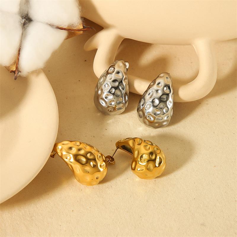 Серьги-молоты из нержавеющей стали