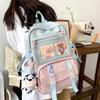 Новый водонепроницаемый нейлоновый женский рюкзак, женская дорожная сумка Kawaii, школьная сумка для девочек и мужчин, рюкзак для ноутбука, сумки для книг