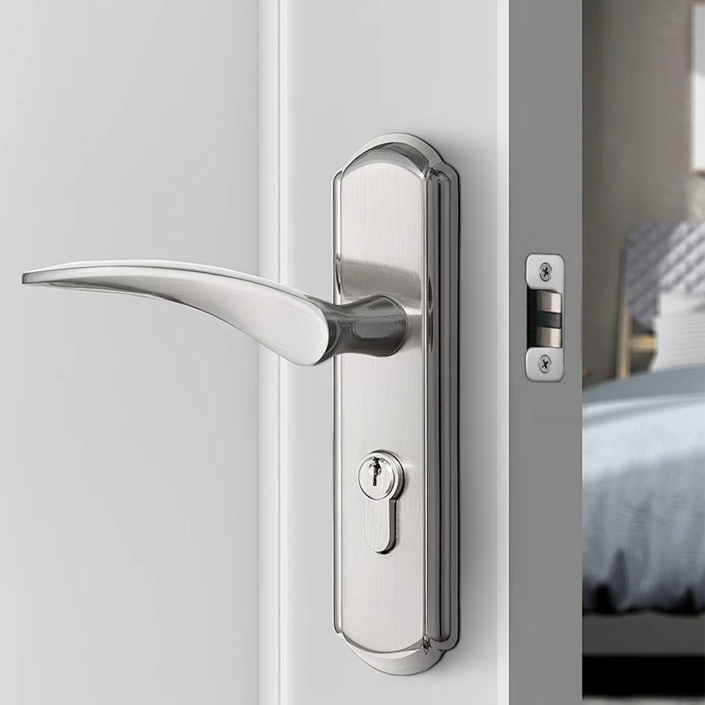 Reinforced Security Door Protector Solid Iron Construction Door Lock Plate Home Security