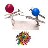 Bamboo Battle Balloon Game Fast-Paced Wooden Fencing Puppets for Thrilling Balloon Fight Fun Innovative Poke Balloon Toy