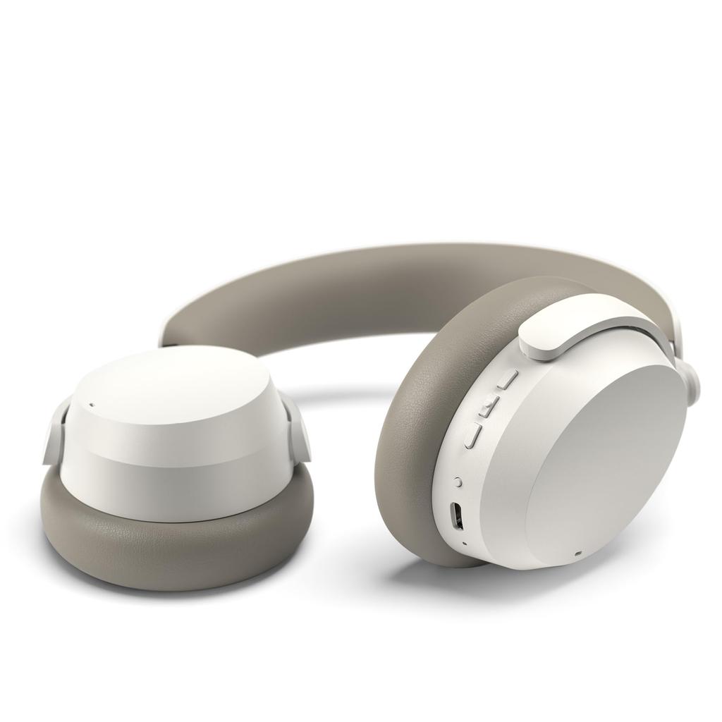 Sennheiser ACCENTUM Wireless Wireless Headphones, White, High-Performance Drivers, 50 Hours of Playtime, Noise Cancellation, Clear Calls