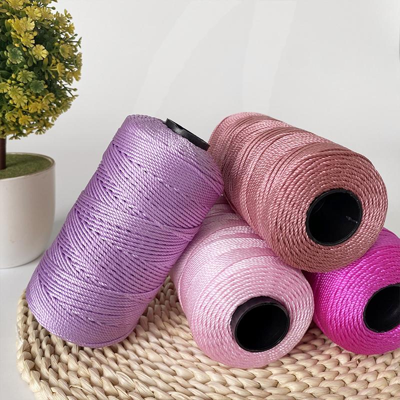 110 г/рулон пряжа из трех нитей для вязания крючком сумка шапка обувь полипропиленовая пряжа нить для ручного вязания кукла амигуруми тапочки 1,5 мм