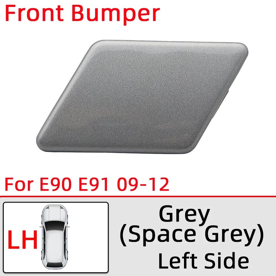 Headlamp Washer Nozzle Cover For BMW 320 325 328 330 335 E90 E91 LCI 2005-2008 2009-2012 Car Headlight Water Spray Lid Painted