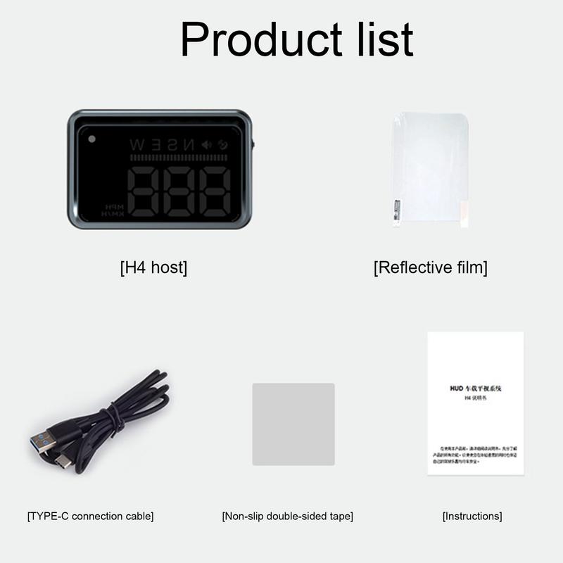 Проекционный дисплей на лобовое стекло Plug And Play Многоцелевой проекционный дисплей Транспортные средства Проекционный дисплей Автомобильные аксессуары для дисплея