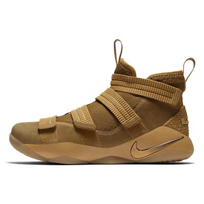 Кроссовки Zoom Soldier 11 EP Пшеничный металлик золото повседневные 897647-700