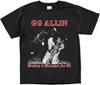 Unisex Short Sleeve Crew Neck Cotton T Shirt Gg Allin