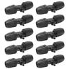 10Pcs 8/11 To 4/7 Reducing Tee with Buckle Garden Irrigation Atomizing Tubing Barbed Connector