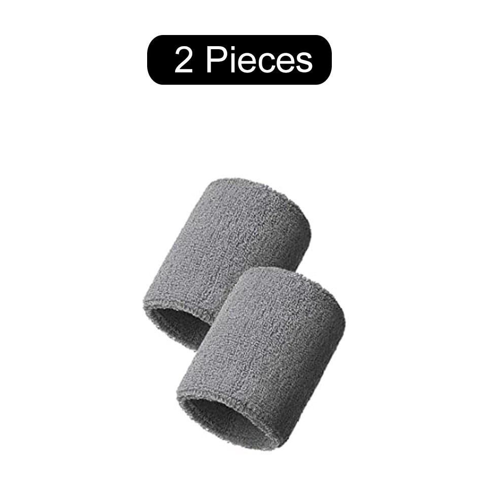 1 Pair Cotton Elastic Wristband Support Basketball Wrist Brace Wraps for Men Women Gym Fitness Weightlifting Tennis