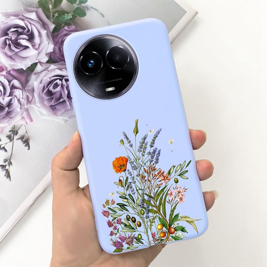 Ударопрочный Чехол Для Realme 11 5G / Realme 11X Чехол На Телефон Модный Девушки Мягкий Силикон Funda Для Realme11 11 X 2023 RMX3785 Coque