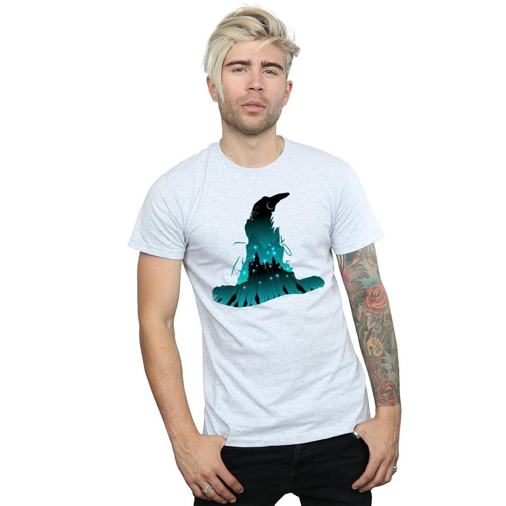Harry Potter Mens Hogwarts Silhouette T-Shirt