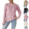 Women's Autumn And Winter New Round Neck Pullover Casual Bottom Knitting Long Sleeve Sweater