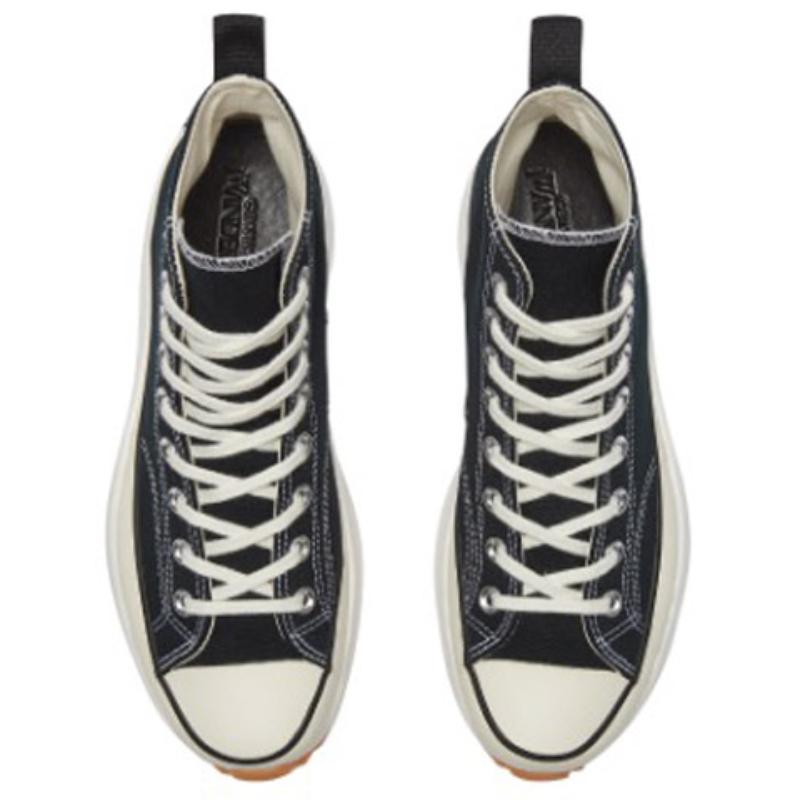 JW Anderson x Converse Run Star Hike Модный Комфорт Высокие парусиновые унисекс черные