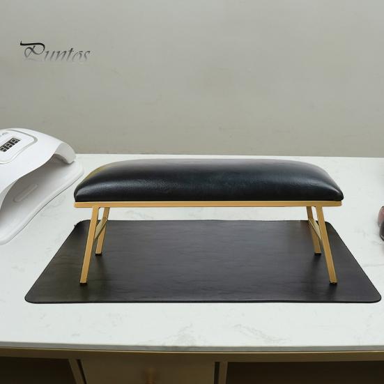 Маникюрная подушка для рук из искусственной кожи, удобный дизайн, поддержка ногтей, запястья, противоскользящая подушечка, женские аксессуары