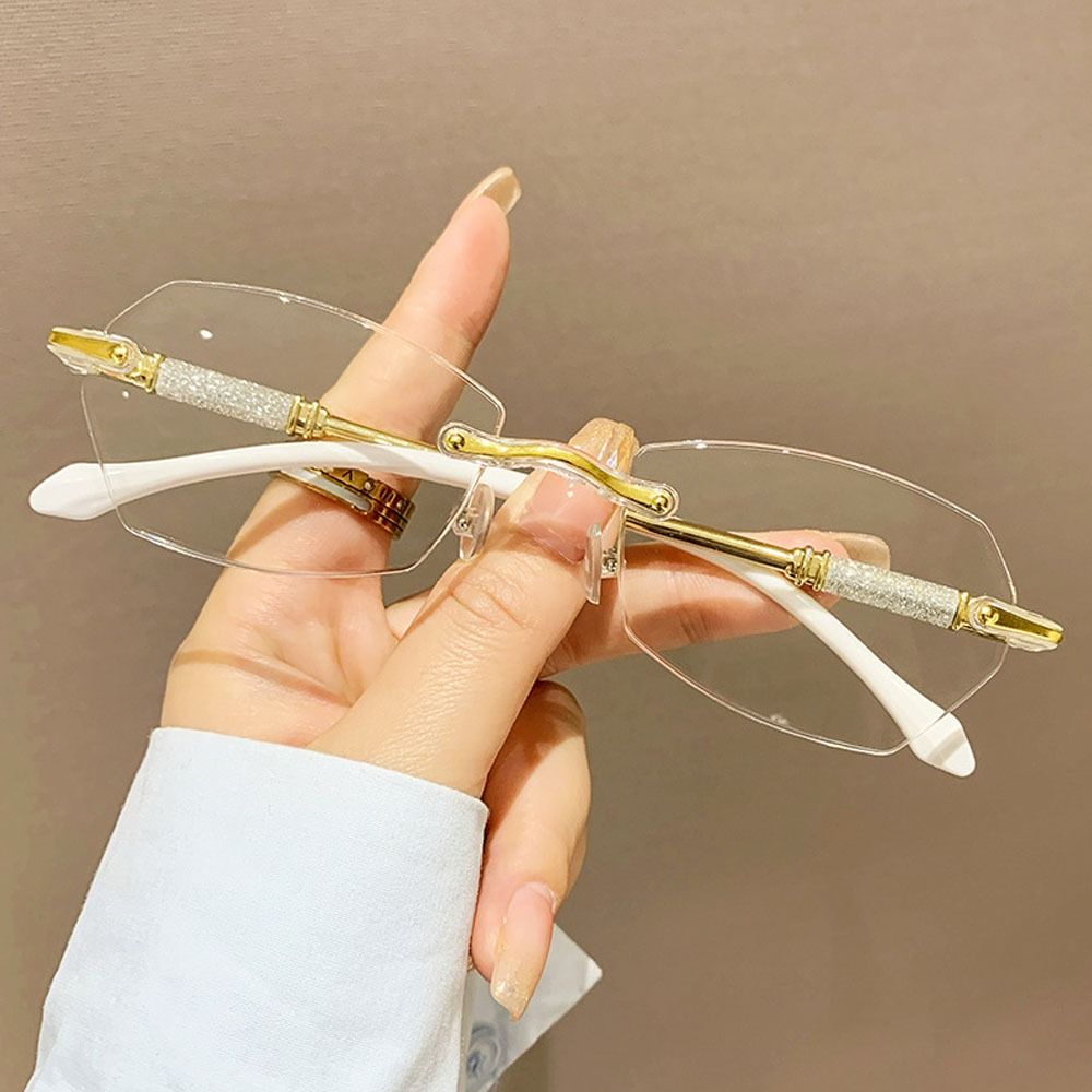 Blocking Blue Light Presbyopic Eyeglasses Antifatigue Ultralight Anti-Blue Reading Glasses Vision Care Cutting Frame Eyewear