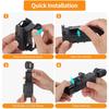Anti-Drop Expansion Bracket Adapter 2-in-1 Handheld Stand for DJI Osmo Pocket 3 Camera Accessories