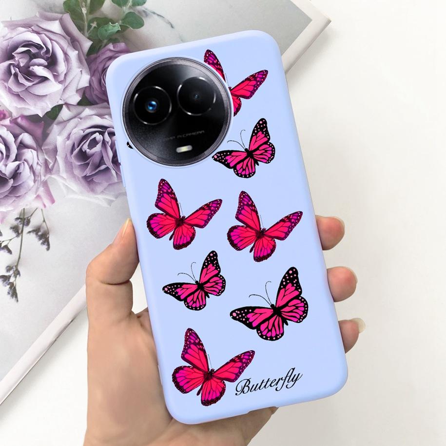 Ударопрочный Чехол Для Realme 11 5G / Realme 11X Чехол На Телефон Модный Девушки Мягкий Силикон Funda Для Realme11 11 X 2023 RMX3785 Coque