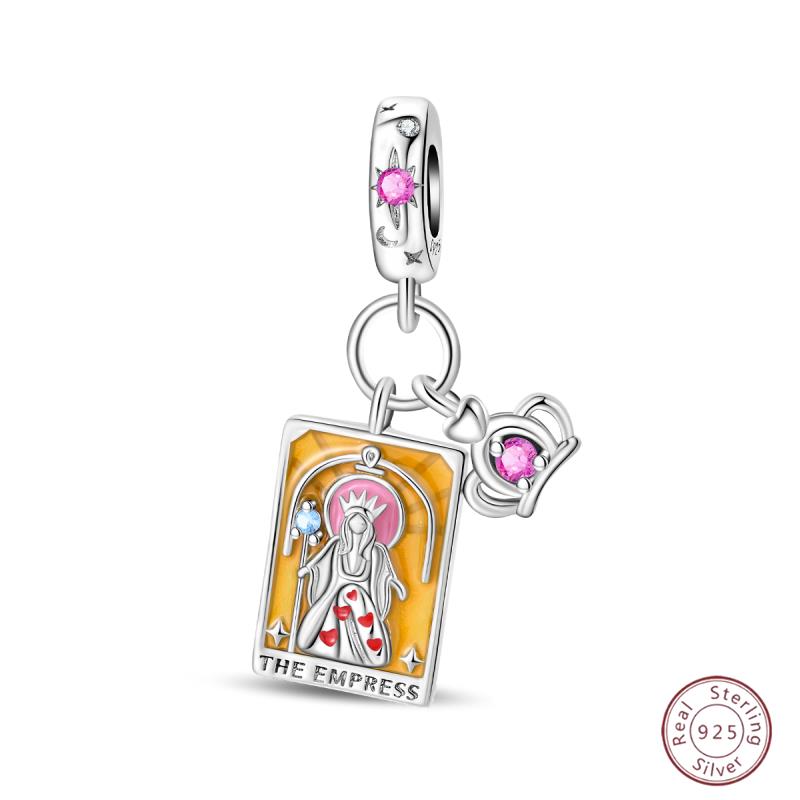 copper Charm Bead Charms Bead Charms Pendants Sun Moon Stars Magic Tarot Compatible With Authentic Bracelets Women Fine Jewellery Gift