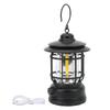 Camping Lantern ABS Battery Powered Warm Light COB 360 Degree Retro Lamp for Power Outage Hurricane