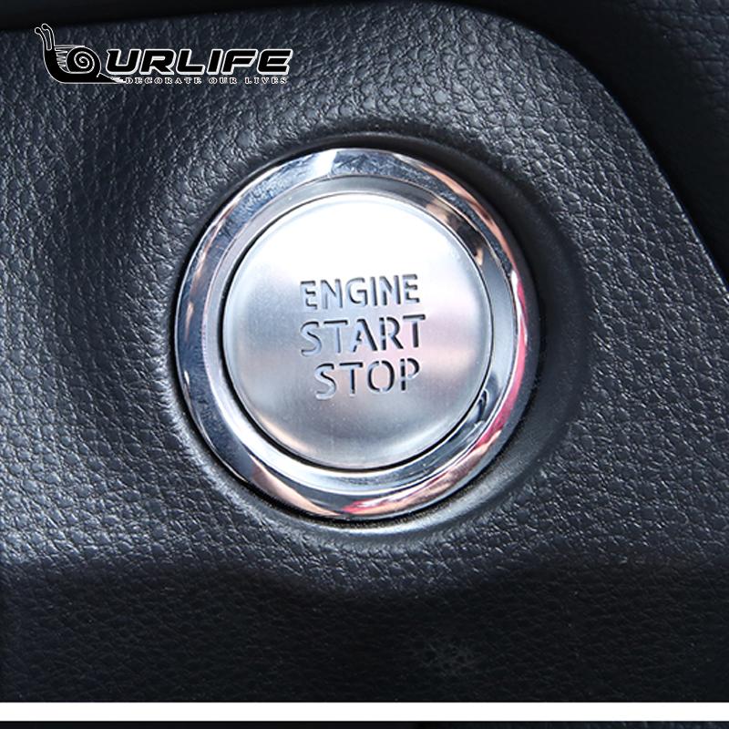 Наклейки на кнопку крышки двигателя Start Stop, бесключевая система, крышка переключателя зажигания для RAV4 XA50 RAV 4  