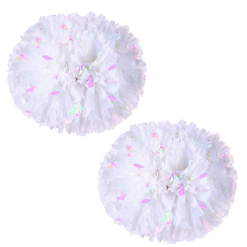 2 шт. Красочные игровые помпоны Сделай сам Дешевые Чирлидинг Болевой Цветок Мяч Кольцо на палец Танец Спортивный Матч Продукт Клуб Спортивный Инвентарь