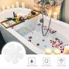 20 шт., нескользящие наклейки для ванной комнаты, кухни, красочные цветочные прозрачные наклейки для безопасности, ванны для ванной, водонепроницаемые клейкие наклейки PEVA