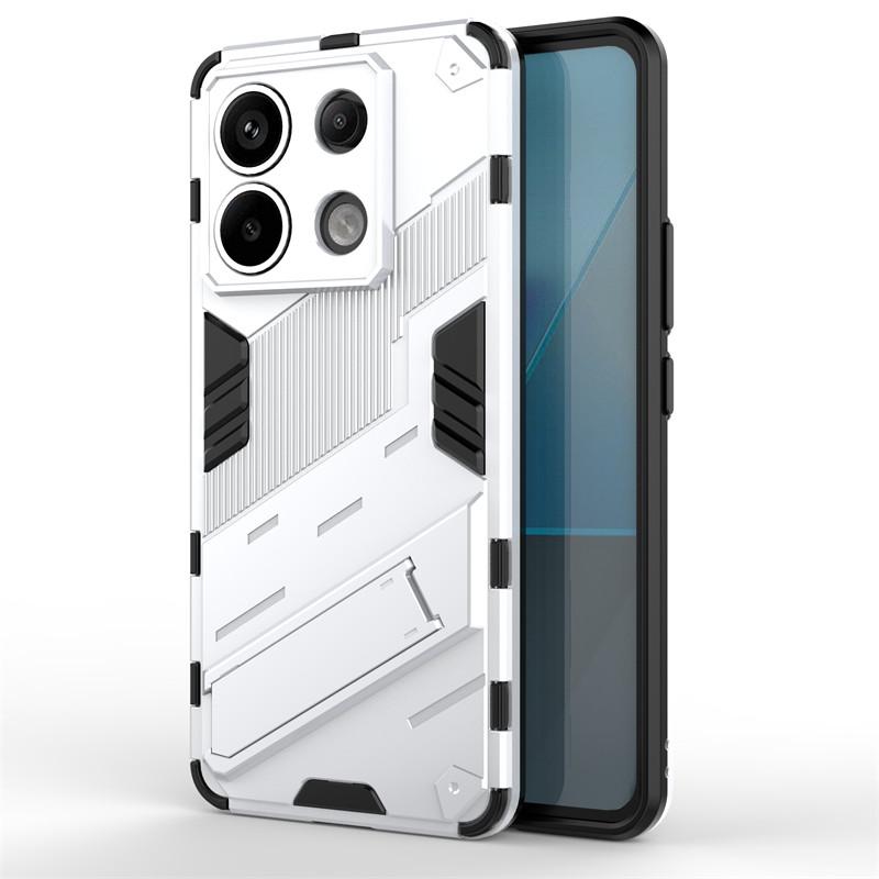 Для Xiaomi Poco X6 5G Чехол Xiaomi Poco X5 X6 Pro 5G Чехол Противоударный TPU Armor PC Держатель Силиконовый Задний Чехол Для Xiaomi Poco X6