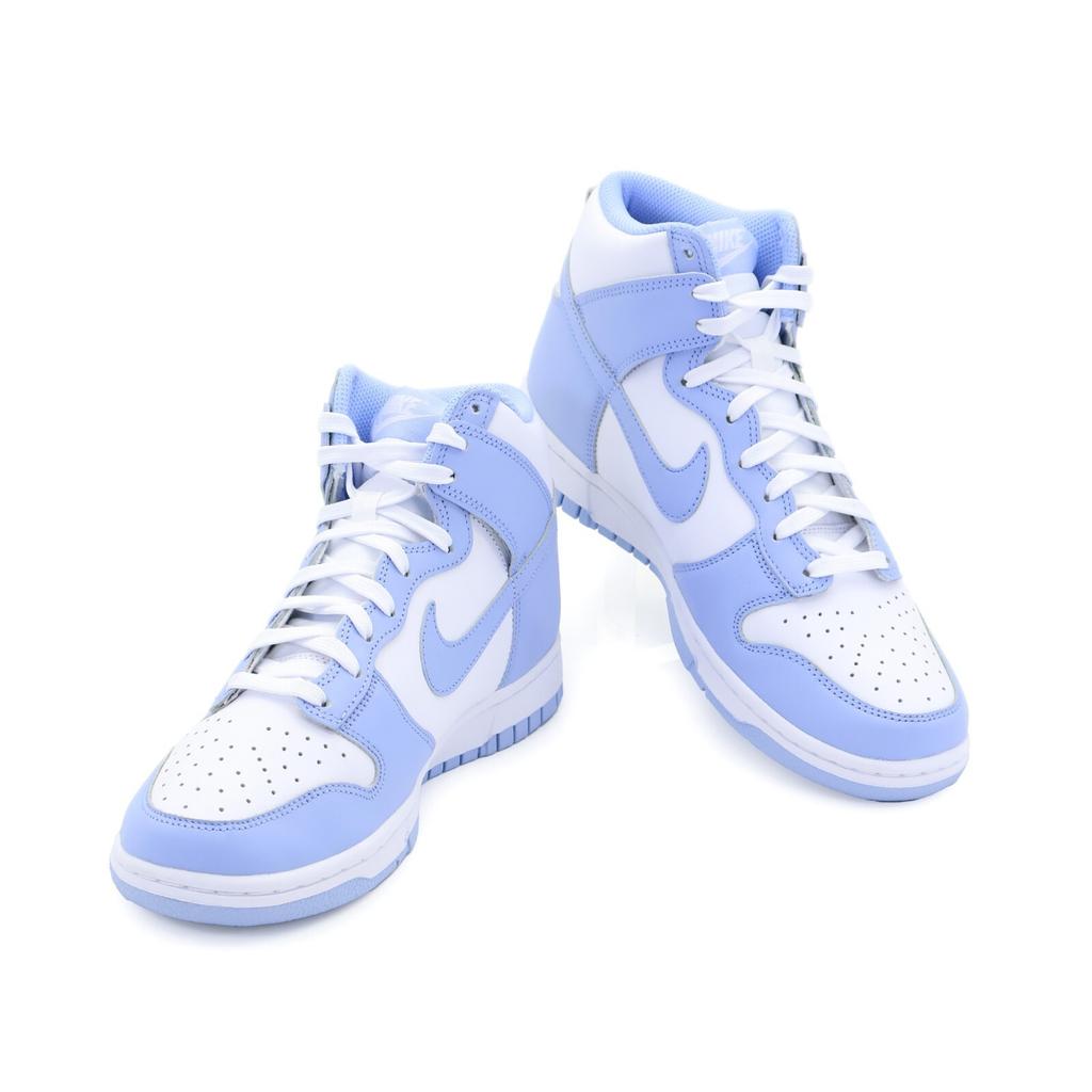 DD1869-107 Nike Dunk High Алюминиевый Университетский Светло-синий Белый Саксе (Женский)