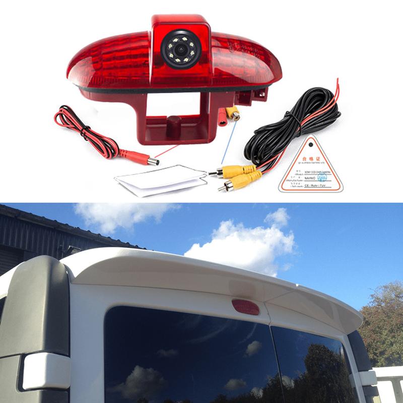 High Mount 3rd Rear View Backup Brake Light Camera for Renault Trafic 2001-2014 for Opel Vaxhall Vivara For Nissan Primastar X83