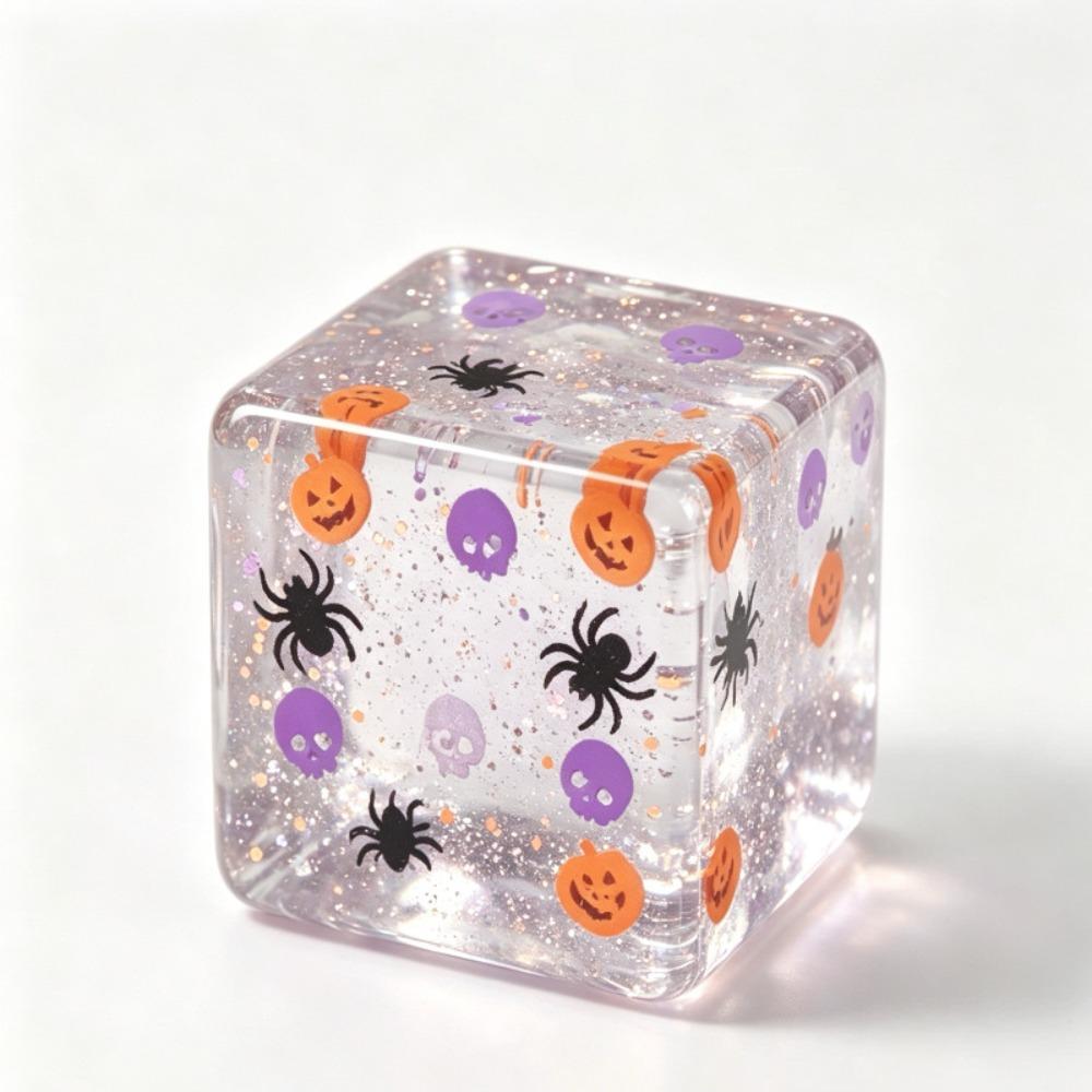 Glutinous Ice Cool Squishy Toy Soft Slow Rebound Toy Halloween Cube Squeeze Ball Office Break