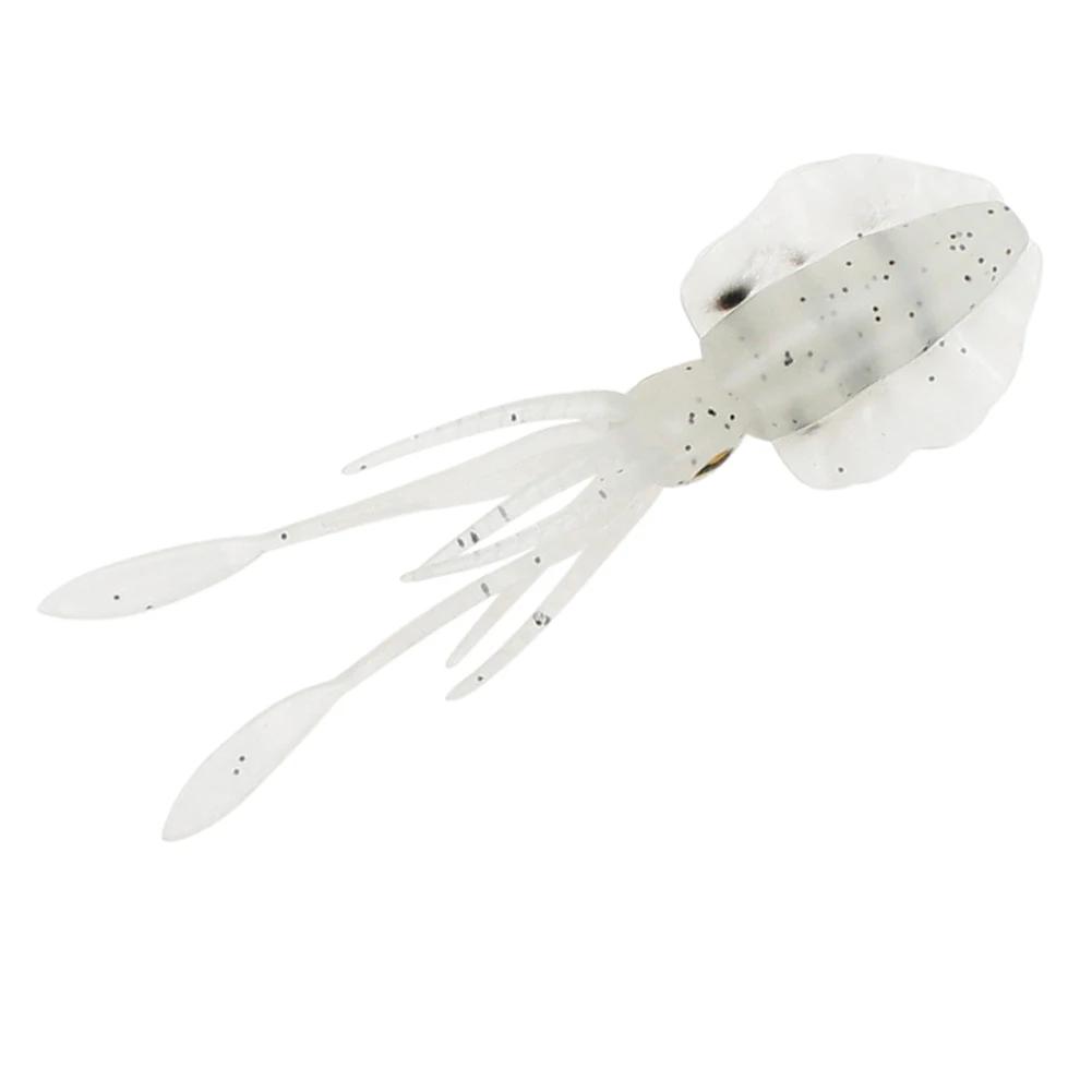 15см 20г Силиконовые Мягкие Искусственные Резиновые Светящиеся/УФ Кальмар Джиг Рыболовные Приманки Для Морской Рыбалки Троллинг Воблер Приманка Рыболовные Снасти