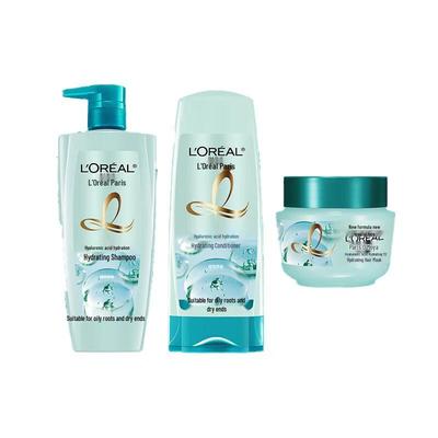 L'Oréal Увлажняющий набор для ухода за волосами с гиалуроновой кислотой, 3 предмета