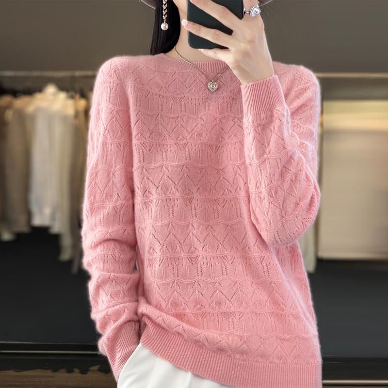 Женский свитер, кашемир Цинхэ, 30% кашемир, 70% шерсть, зимний вязаный пуловер, осенний свитер, женский кашемировый свитер, вязаный топ с длинным рукавом