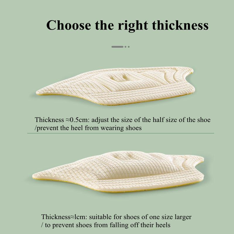 2pcs Insoles Patch Heel Pads for Sport Shoes Adjustable Size Antiwear Feet Pad Cushion Insert Insole Heel Protector Back Sticker