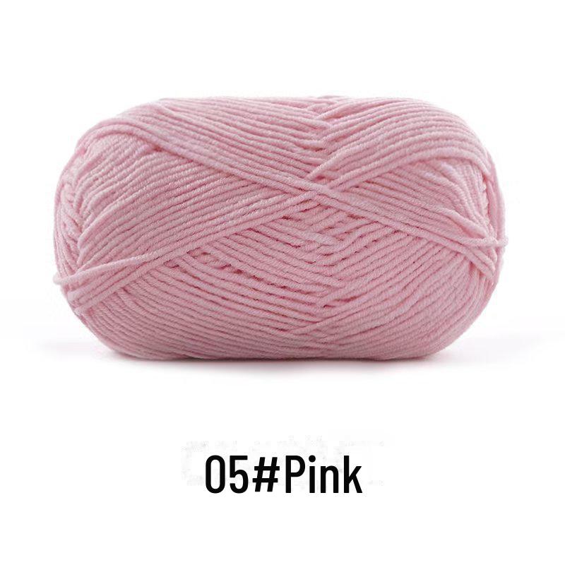 4-х ниточная пряжа из гребенного хлопка для кукол ручной работы, 40 г молочного хлопка, набор материалов для кукол своими руками