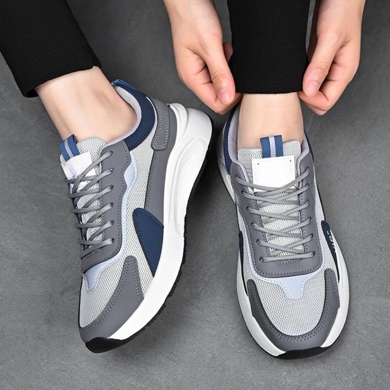 2024Men's Sneakers High Quality Men's Casual Breathable Lightweight Tennis Shoes White Sneakers for Men Zapatos Para Hombre