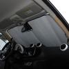 Для Smart 453 Fortwo Forfour 2015-20 алюминиевая фольга, переднее лобовое стекло автомобиля, полное оконное стекло, солнцезащитный зонтик для автомобиля